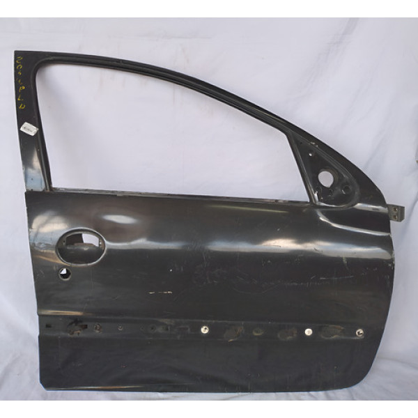 Porta Dianteira Direita Peugeot 206 98 A 09 Com Detalhes  - Dianteira - Direito - Preto