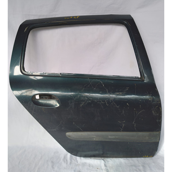 Porta Traseira Direita Renault Cilo Sedan  2003 A 2012  - Traseira - Direita - Verde
