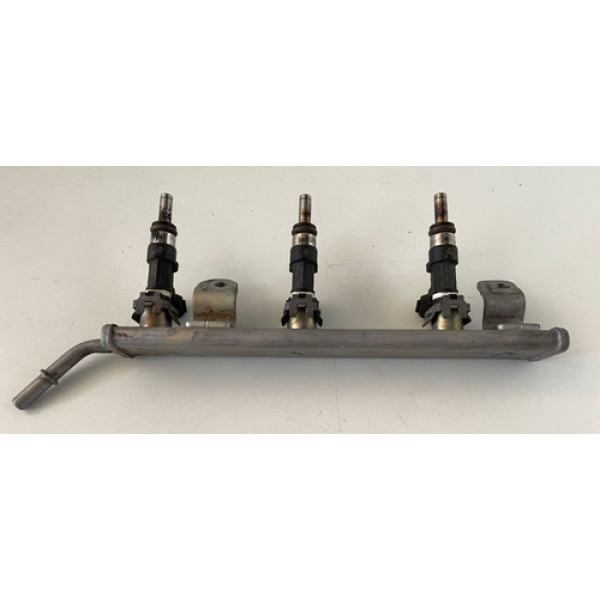 Flauta Injetora Com Bicos Renault Kwid 1.0 3cc 2015 A 2021