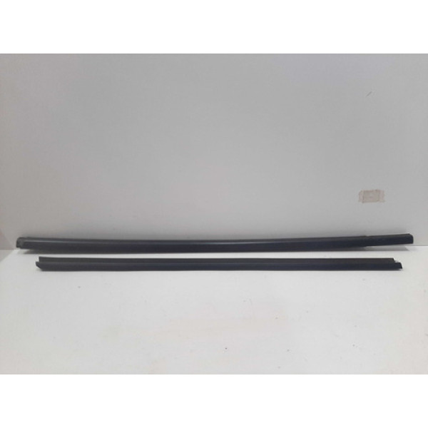 Par Pestanas Porta Dianteira Esquerda Renault Kwid 2017/21 Preto