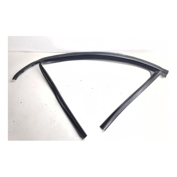 Canaleta Vidro Porta Dianteira Esquerda Fluence 2011 A 2018 Preto