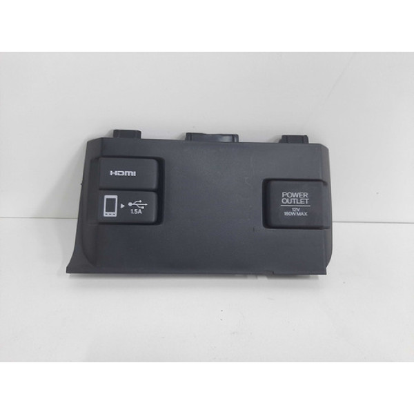 Acabamento Entradas Aux Usb 12v Honda Civic 2017 A 2021