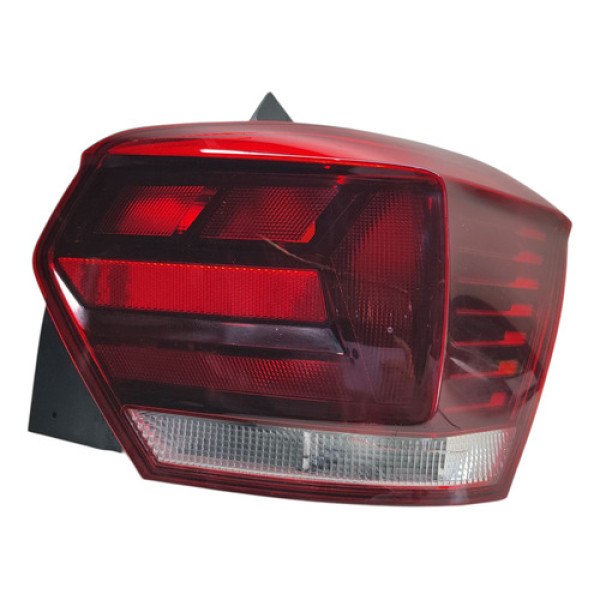 Lanterna Traseira Direita Polo 2018/ 2022 Recuperação Direito/passageiro Vermelho