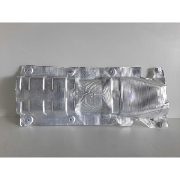 Defletor Calor Escapamento Renault Duster 2015 A 2019 Prata