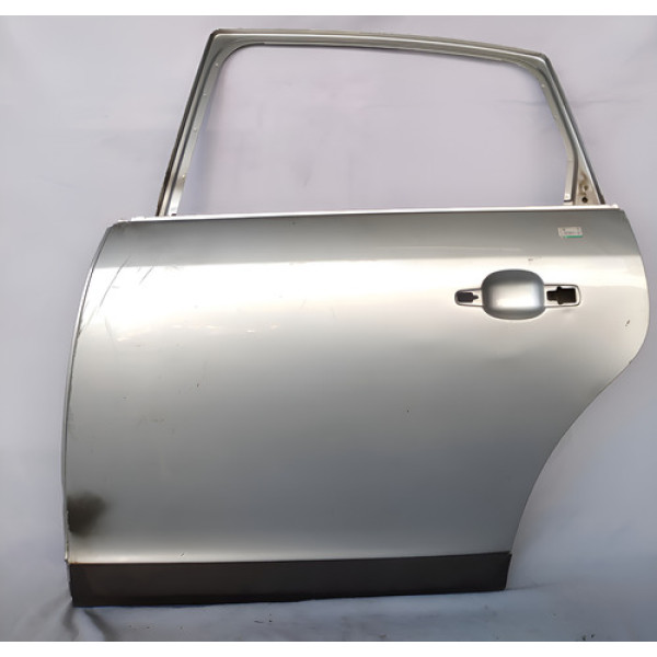 Porta Traseira Esquerda Citroën C4 Pallas 2007 A 2013  - Traseira - Esquerda - Prateado