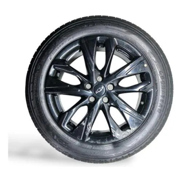 Roda Avulsa Liga Leve Aro 17 Tracker Rs 2024 C/pneu Detalhe Preto