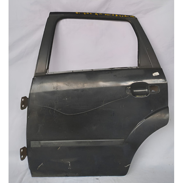 Porta Traseira Esquerda Ford Fiesta Hatch 2004 A 2011  Traseira Esquerdo Preto