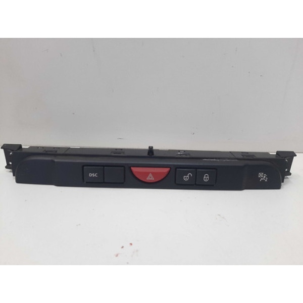 Botão Pisca Alerta Trava Land Rover Discovery 3 2006 A 2009 Preto