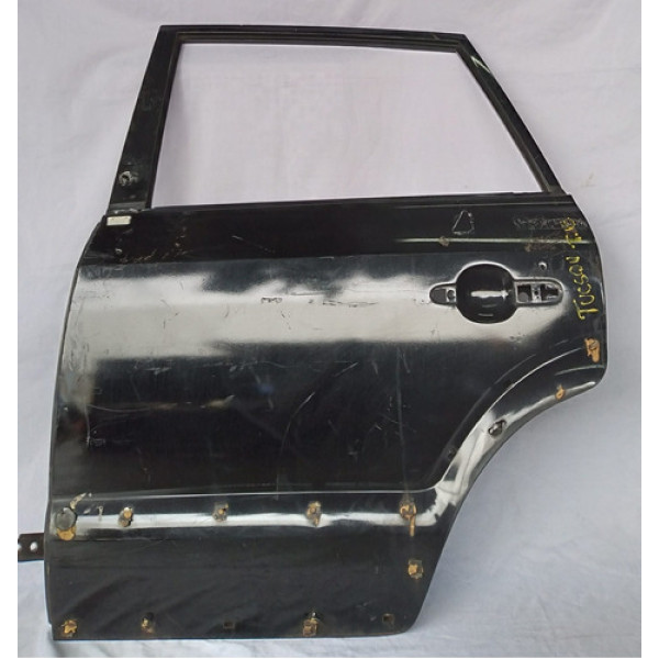 Porta Traseira Esquerda Tucson  2005 A 2015 - Traseira - Esquerdo - Preto