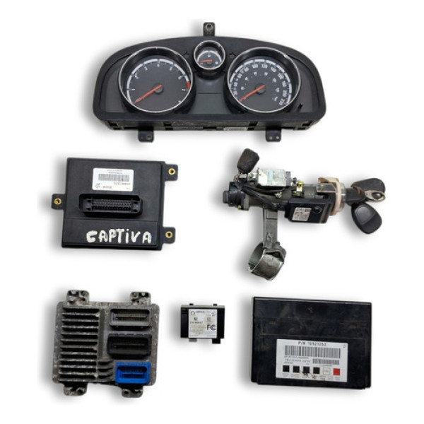 Kit Code Modulo Injeção Captiva 3.6 2008 2009 A 2010 4x2 Aut