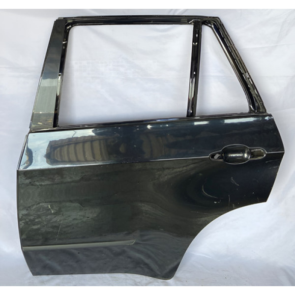 Porta Traseira Esquerda Bmw X5 Xdrive 4.4 Biturbo 2011 Preto Traseira Esquerdo