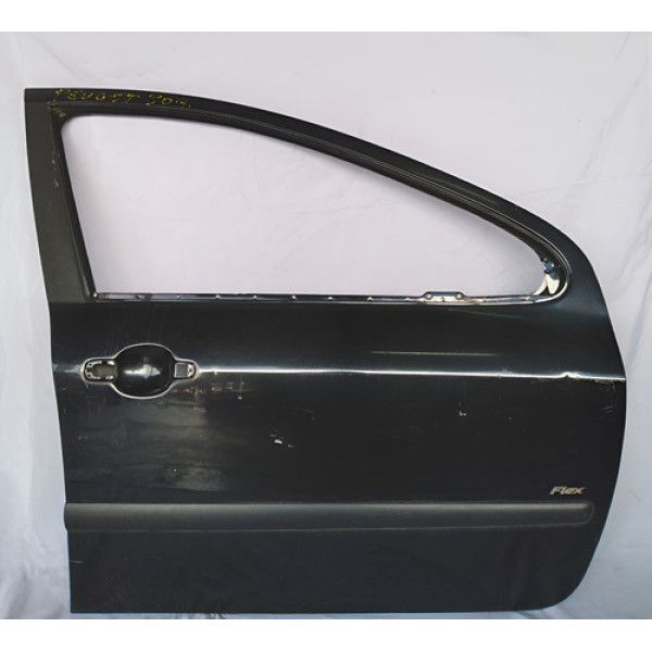 Porta Dianteira Direita Peugeot 307 2005 A 2012 Detalhes  Preto Direito Dianteira