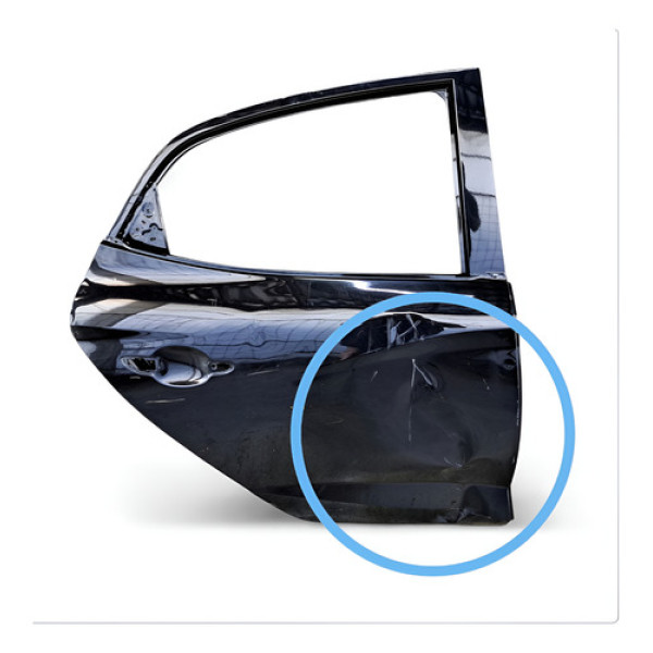 Porta Traseira Direita Hb20 Hatch 2020 2021 2022/..amassada Direita Traseira