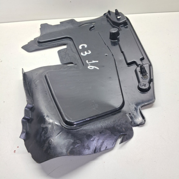 Defletor Esquerdo Radiador Citroën C3 1.6 2013 A 2019 Preto