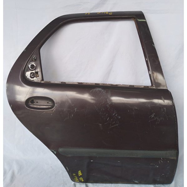 Porta Traseira Direita Fiat Palio 97a 01 Com Detalhes  - Traseira - Direita - Preto