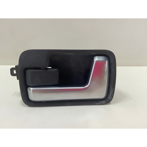 Maçaneta Interna Dianteira Esquerda Land Rover Discovery 3  Prateado Dianteira